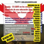 Reunión 6. El LGBTI en los colegios, resultado de una educación liberal y aconfesional, “que llaman neutra”, sin Dios.