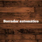 Borrador automático