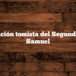 Interpretación tomista del Segundo Libro de Samuel