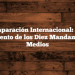 🌐 5. Comparación Internacional: Presencia y Tratamiento de los Diez Mandamientos en Medios