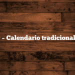 Alicante – Calendario tradicional católico