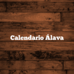 Calendario Álava