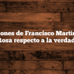 Desviaciones de Francisco Martínez de la Rosa respecto a la verdad.