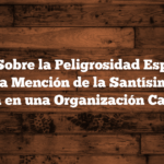 TÍTULO: Sobre la Peligrosidad Espiritual de Prohibir la Mención de la Santísima Virgen María en una Organización Católica