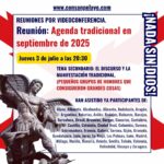 Reunión: Agenda tradicional en septiembre de 2025