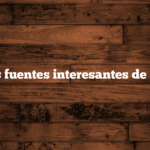 Algunas fuentes interesantes de noticias.
