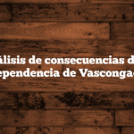 Análisis de consecuencias de la independencia de Vascongadas.