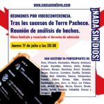 Reunión XIX. Tras los sucesos de Torre Pacheco. Reunión de análisis de hechos.