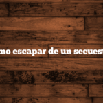 Cómo escapar de un secuestro.
