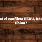 ¿Escalará el conflicto EEUU, Irán, Israel, China?