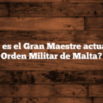 ¿Quién es el Gran Maestre actual de la Orden Militar de Malta?