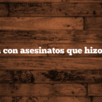 Tabla con asesinatos que hizo ETA.