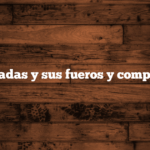 Vascongadas y sus fueros y competencias.