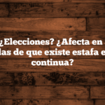2026, ¿Elecciones? ¿Afecta en algo a sabiendas de que existe estafa electoral continua?