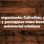 Caridad organizada: Cofradías, gremios, hospitales y parroquias como base del orden asistencial cristiano