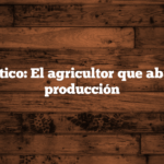Caso práctico: El agricultor que abandona la producción
