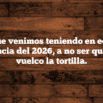 Deriva que venimos teniendo en educación. Tendencia del 2026, a no ser que de un vuelco la tortilla.