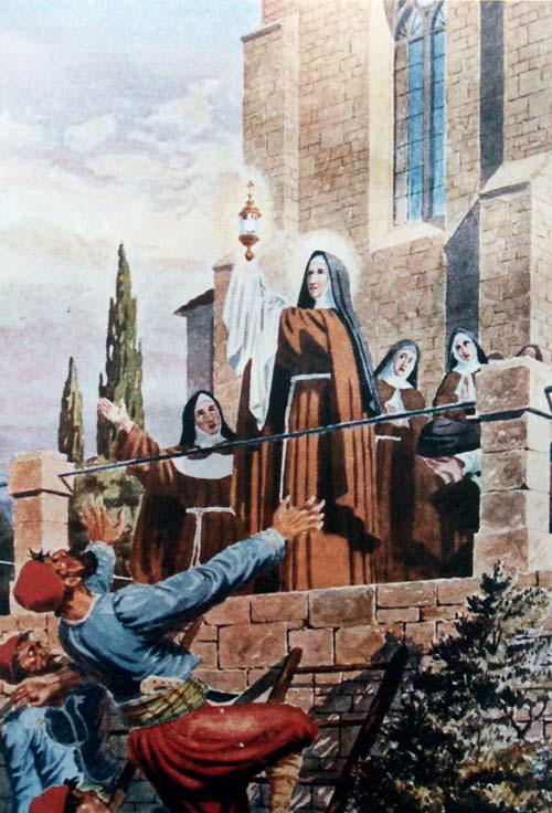 Ayer fue Santa Clara. ¡Recordemos cuando La Eucaristía venció a los musulmanes!