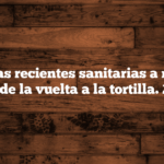 Tendencias recientes sanitarias a no ser que se le de la vuelta a la tortilla. 2026.