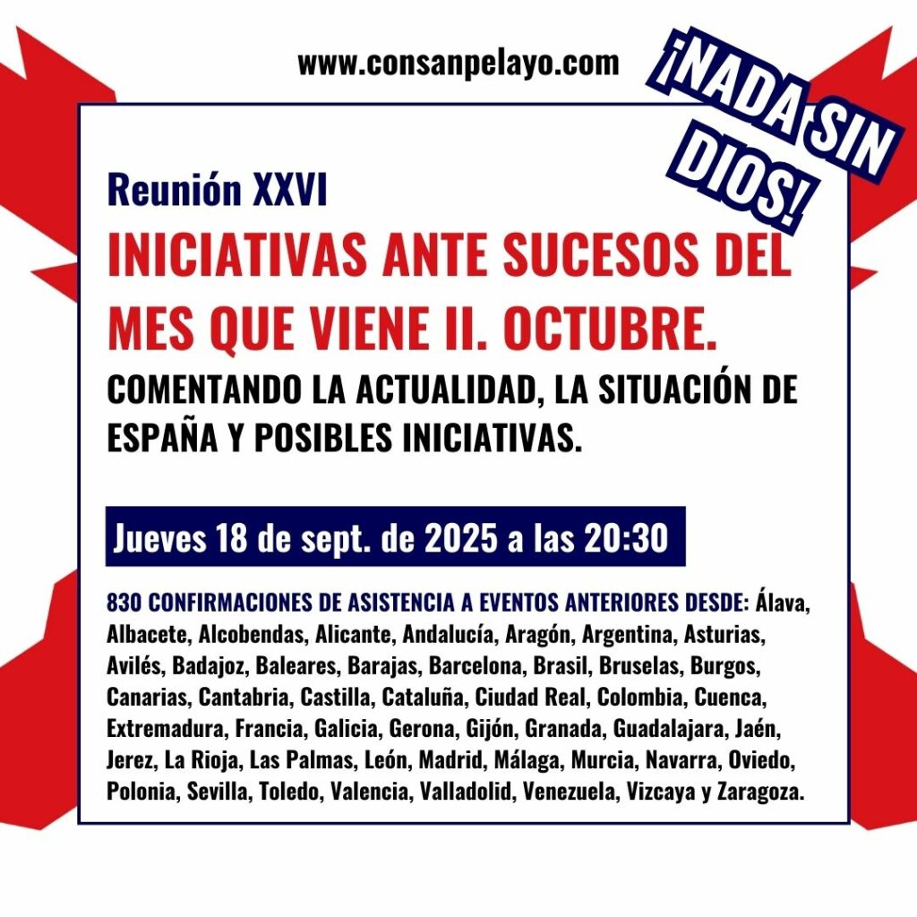 727: Reunión XXVI. Iniciativas ante sucesos de octubre II