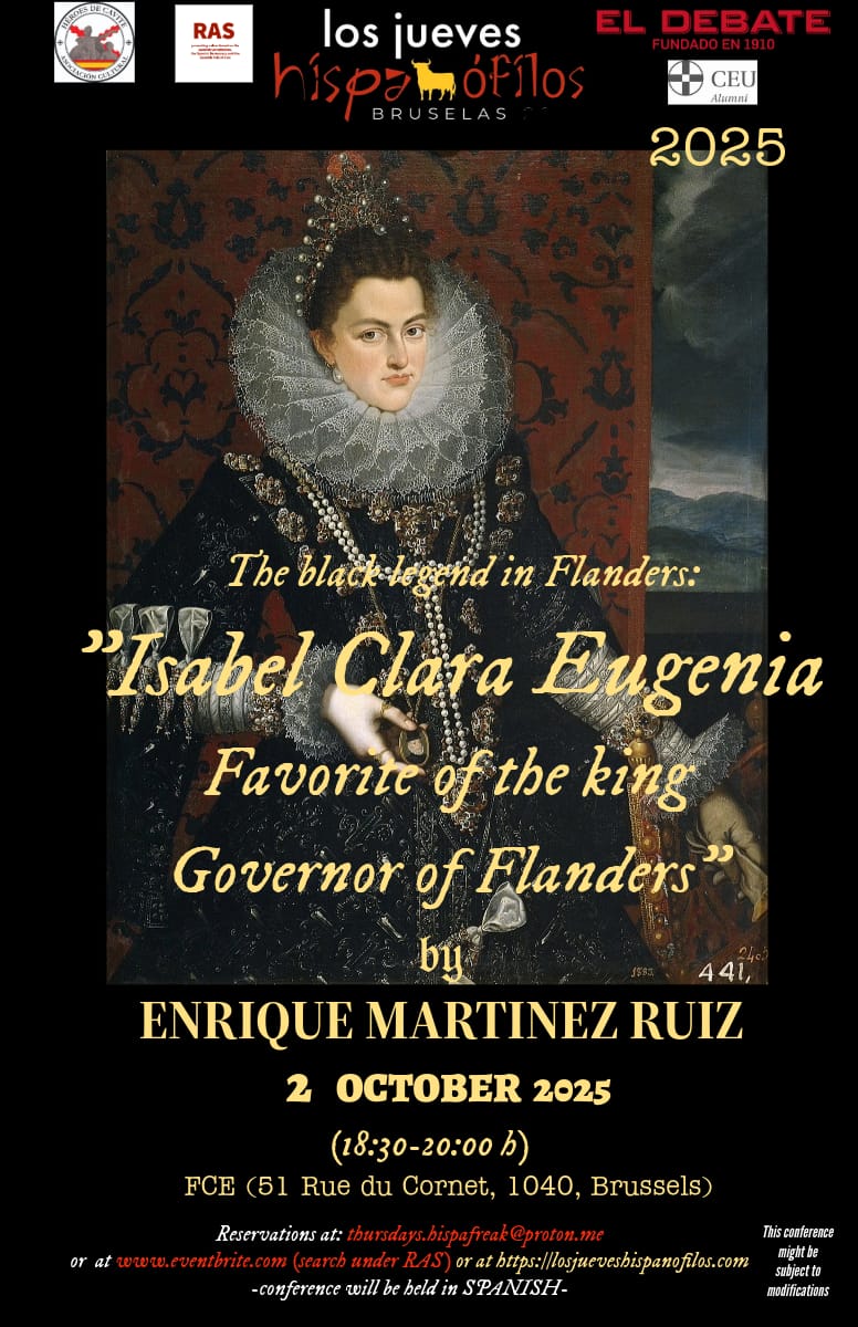 Bruselas – <span style="color: #00FF00; font-weight: bold;">Conferencia</span> contra la Leyenda Negra.