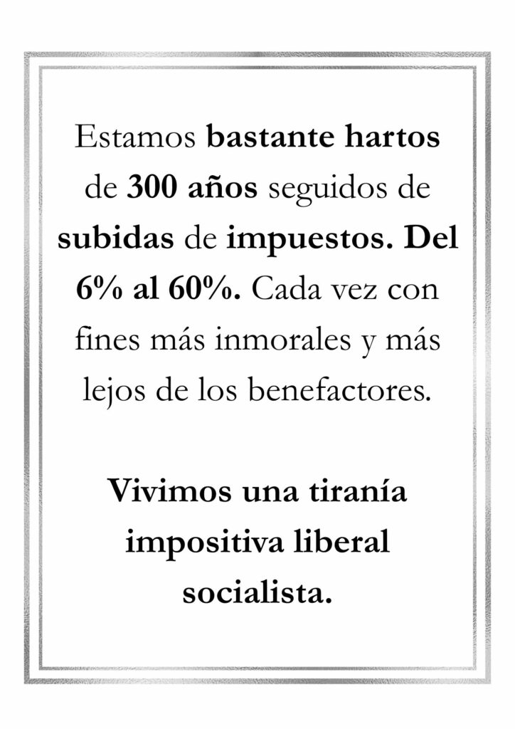 734: Cartel A4 contra la extorsión impositiva.