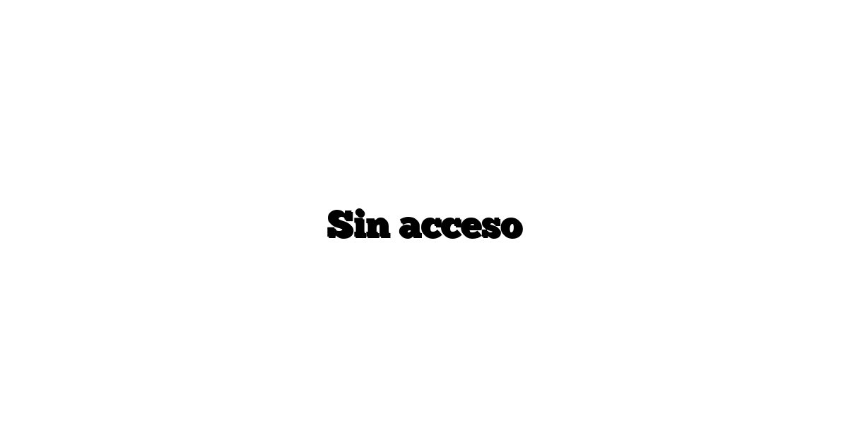 Sin acceso