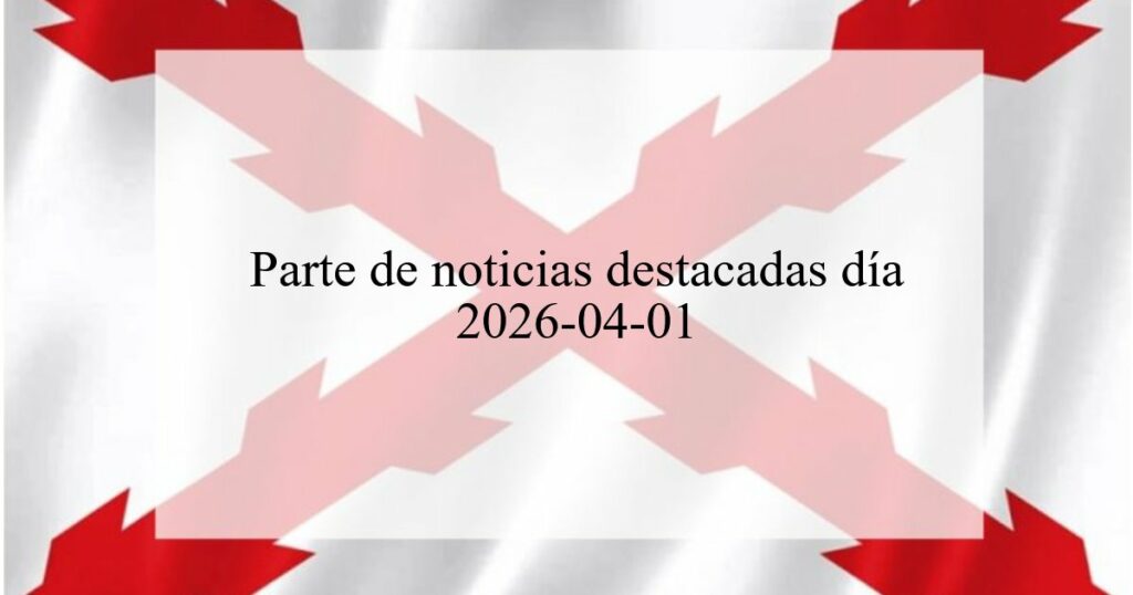 1064: Parte de noticias destacadas <span style="color: #00FF00; font-weight: bold;">día</span> 2026-04-01
