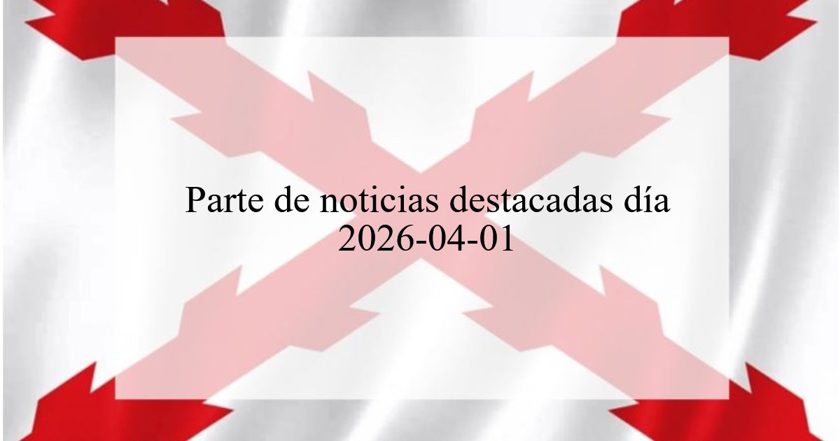 1065. Parte de noticias destacadas día 2026-04-01